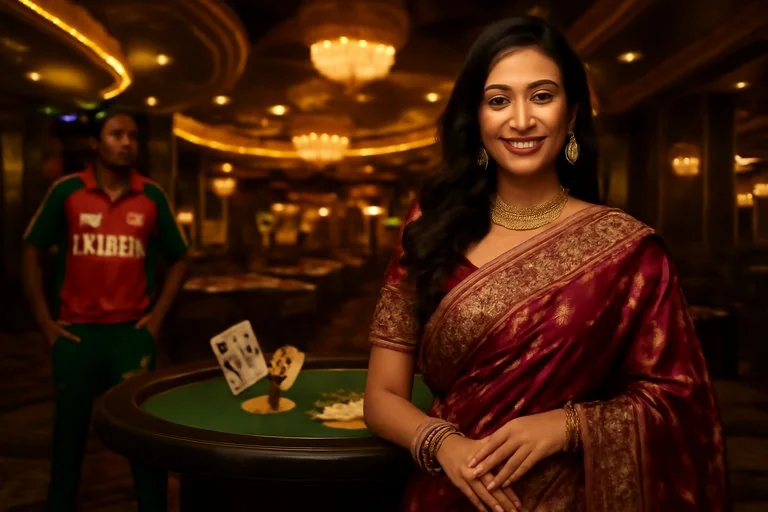 bd9 ব্ল্যাকজ্যাক টেবিলে হাতের নড়াচড়া